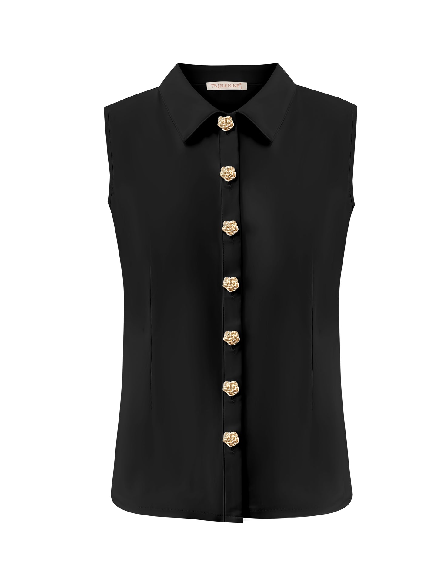 Triple Nine - Travel Blouse Marien Zwart - 5932 - Peet kleding