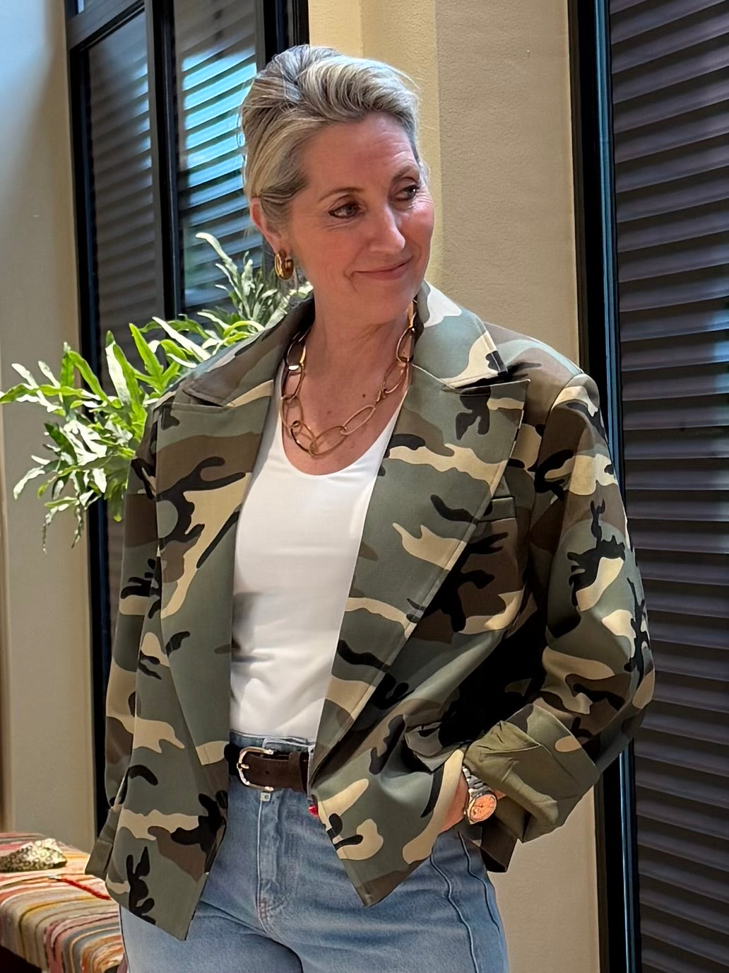 Ambika Blazer Koko Camouflage - Peet kleding