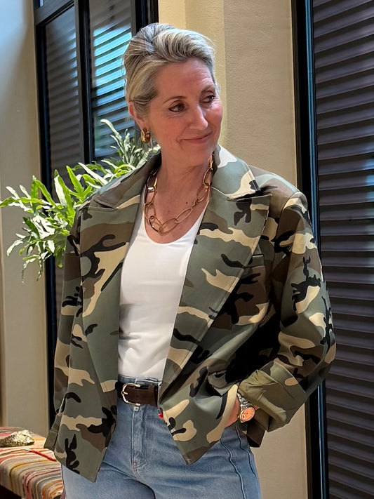 Ambika Blazer Koko Camouflage - Peet kleding