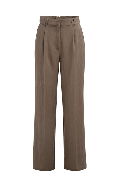 Yaya Wide Leg Bruin - Peet kleding