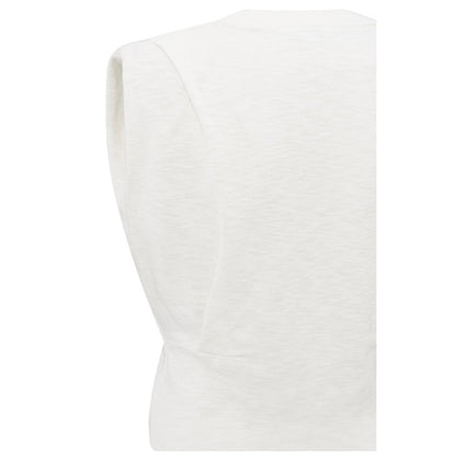 Yaya Top Mouwloos Wit - Peet kleding