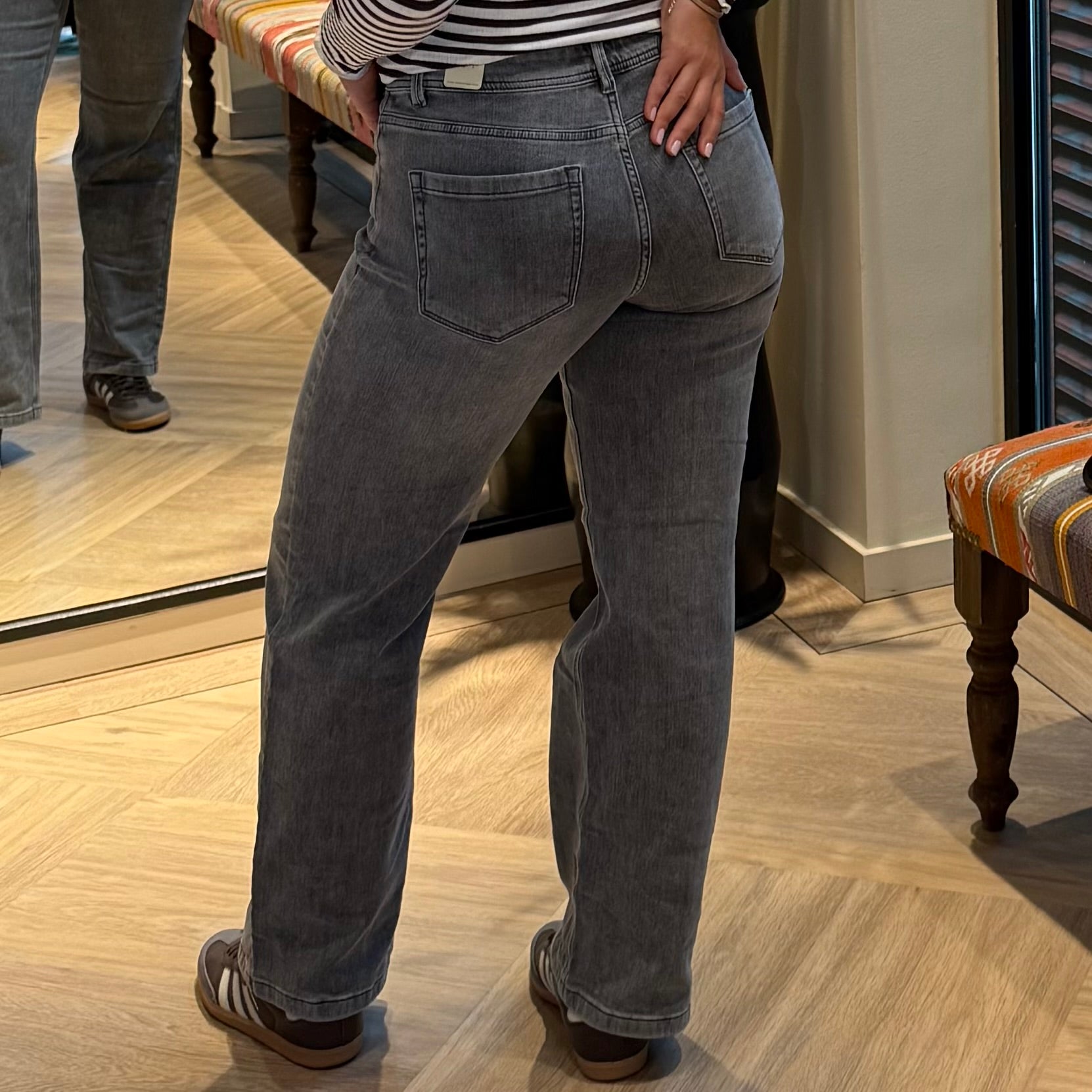 Red Button Jeans Colette Grijs - Peet kleding