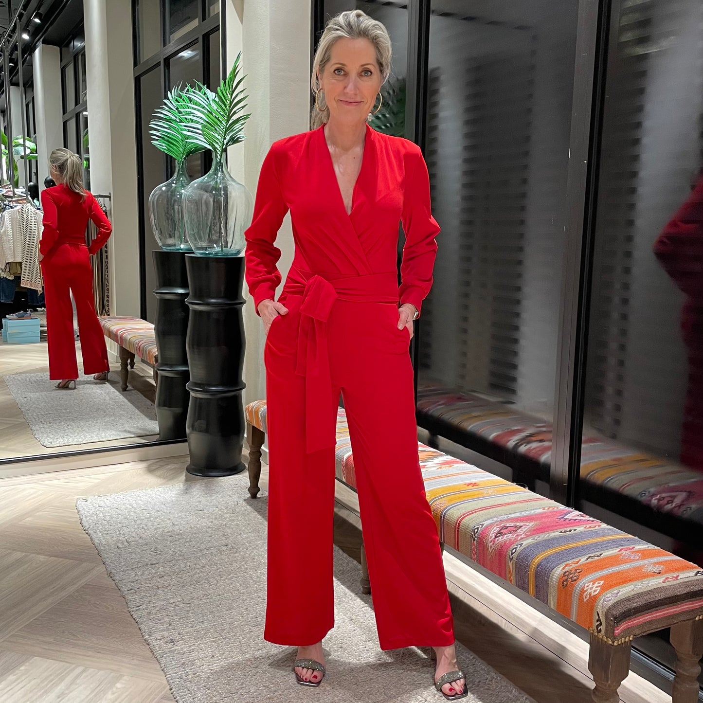 Jumpsuit Joany Rood - Peet kleding