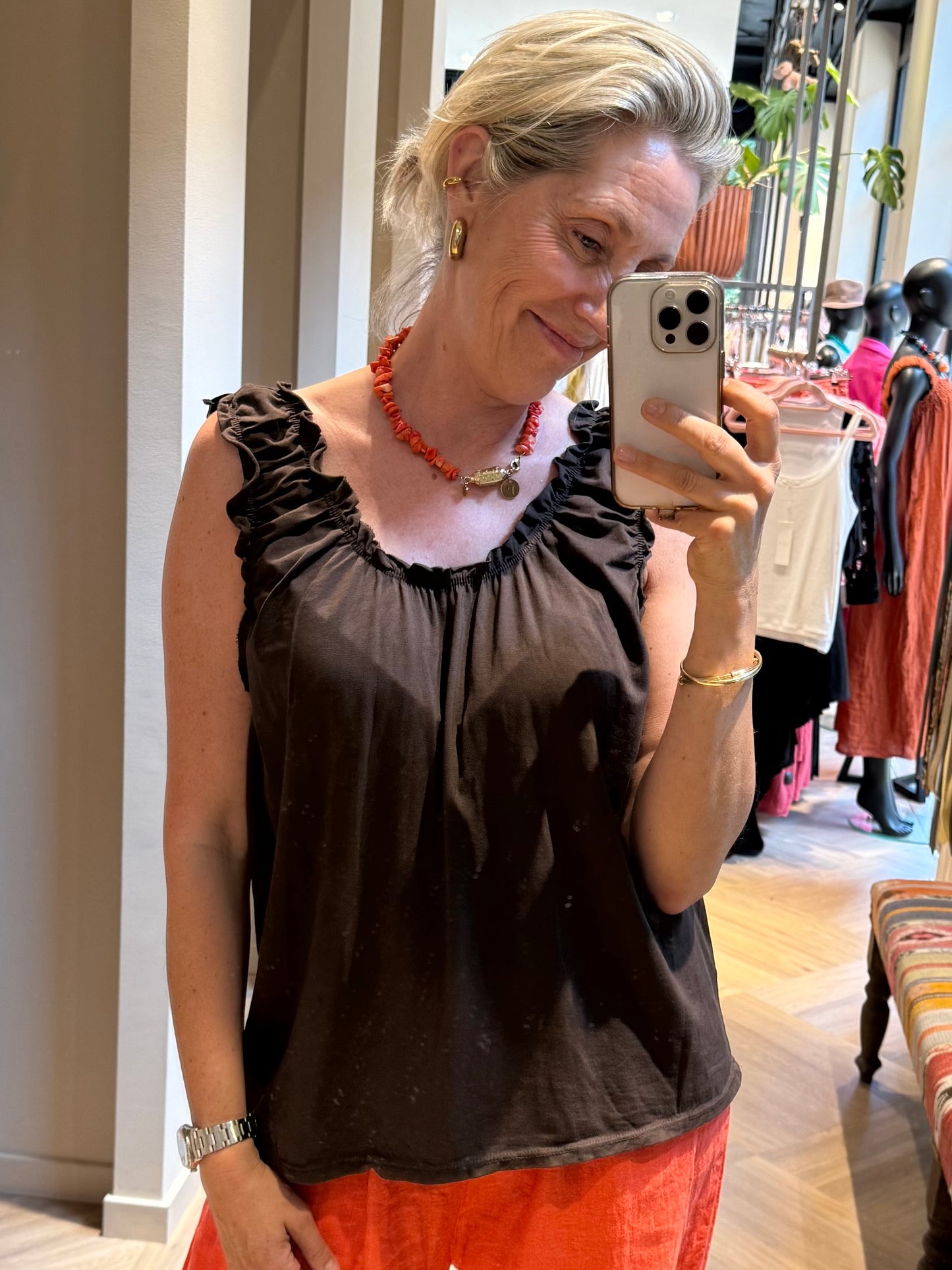Top Mara Tricot Bruin