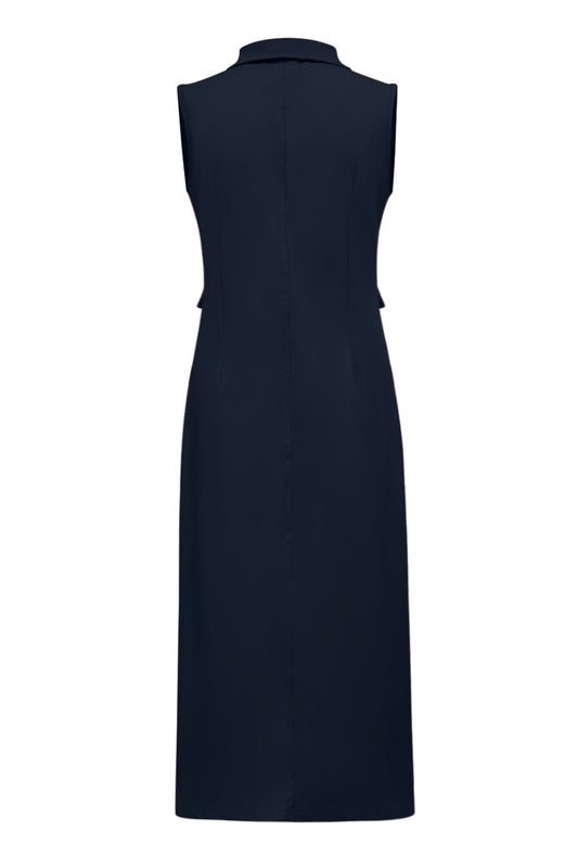 Triple Nine - Travel Jurk Melina Navy - 51806 - Peet kleding