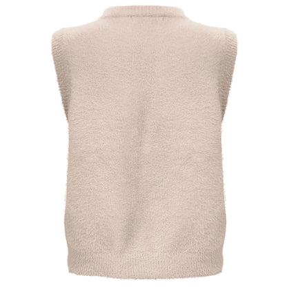 Triple Nine - Fluffy Gilet Inky Beige - 9001 - Peet kleding