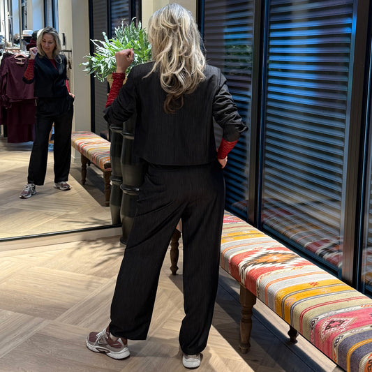 Ichi Blazer Livola Grijs - Peet kleding