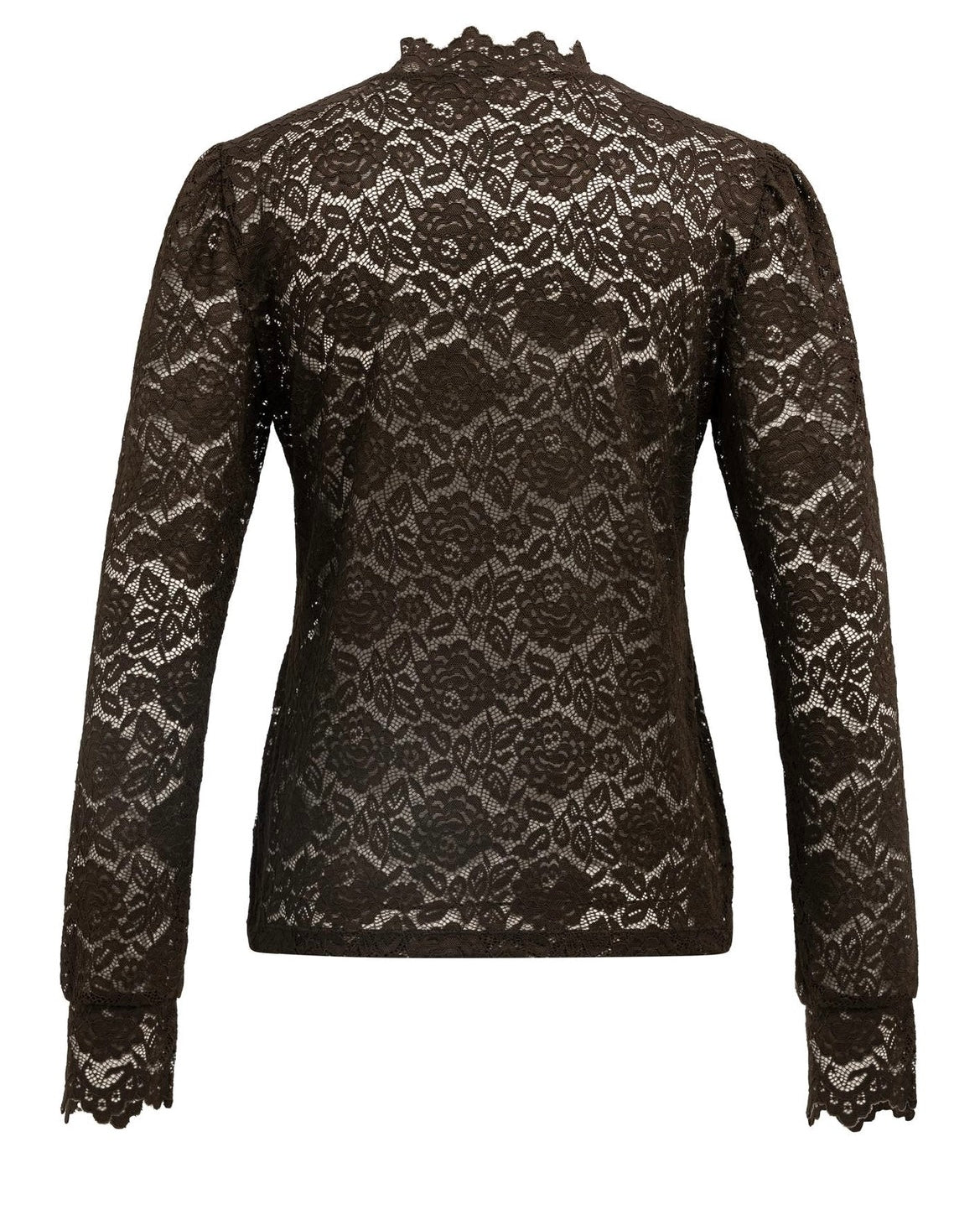 Yaya Lace Top Delicio Brown - Peet kleding