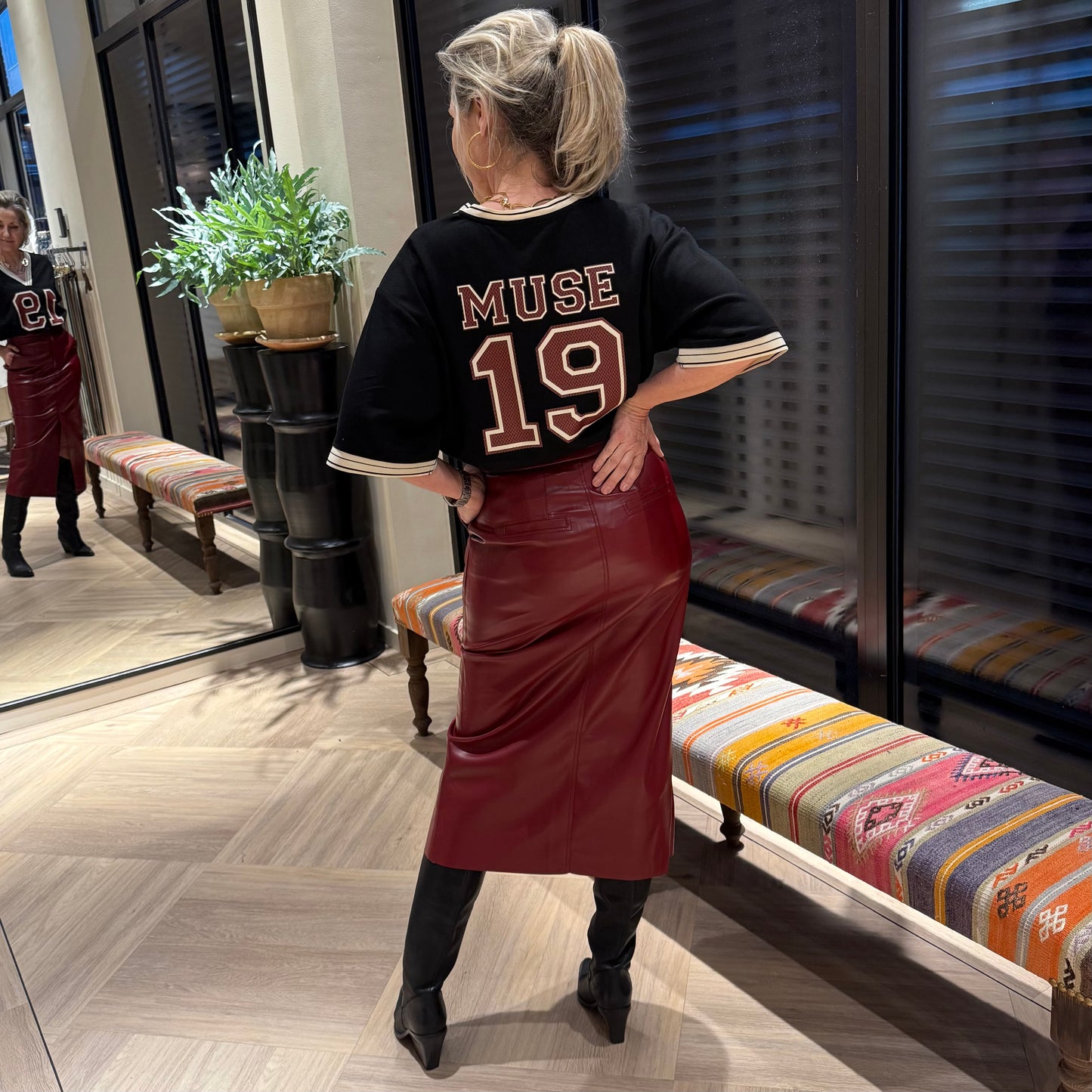 Azzurro Rok Carry Rood - Peet kleding