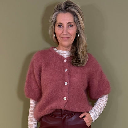 Mohair Vest Jip Rose - Peet kleding