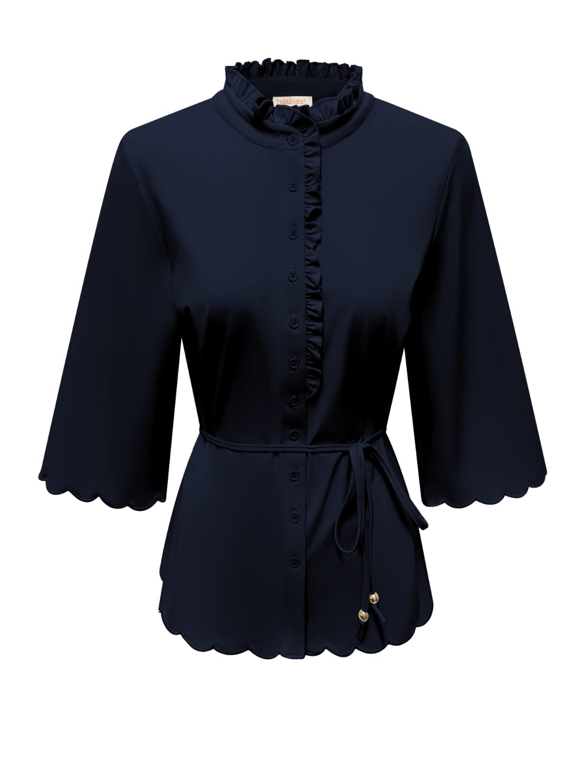 Triple Nine - Travel Blouse Chloé Navy - 5937 - Peet kleding