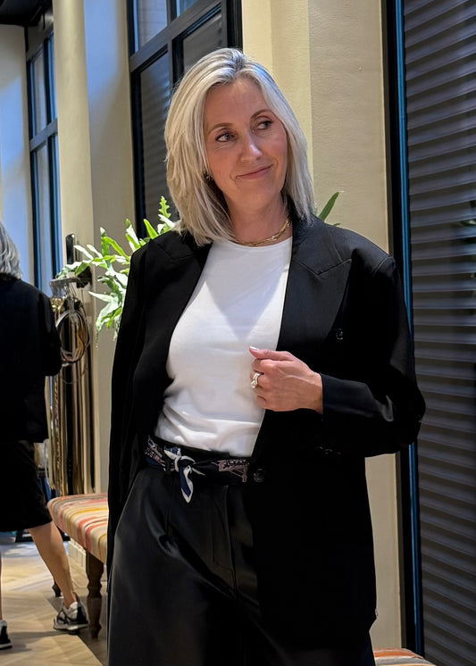 Blazer Clara Oversized Zwart - Peet kleding