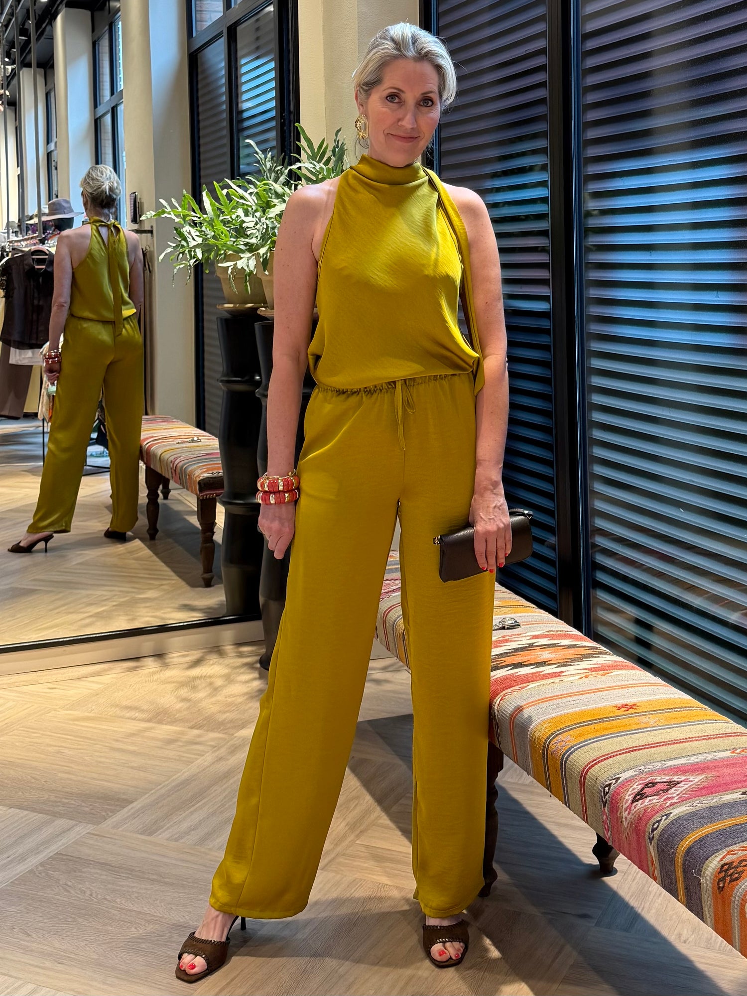 Set Claire Mosterd Gold - Peet kleding