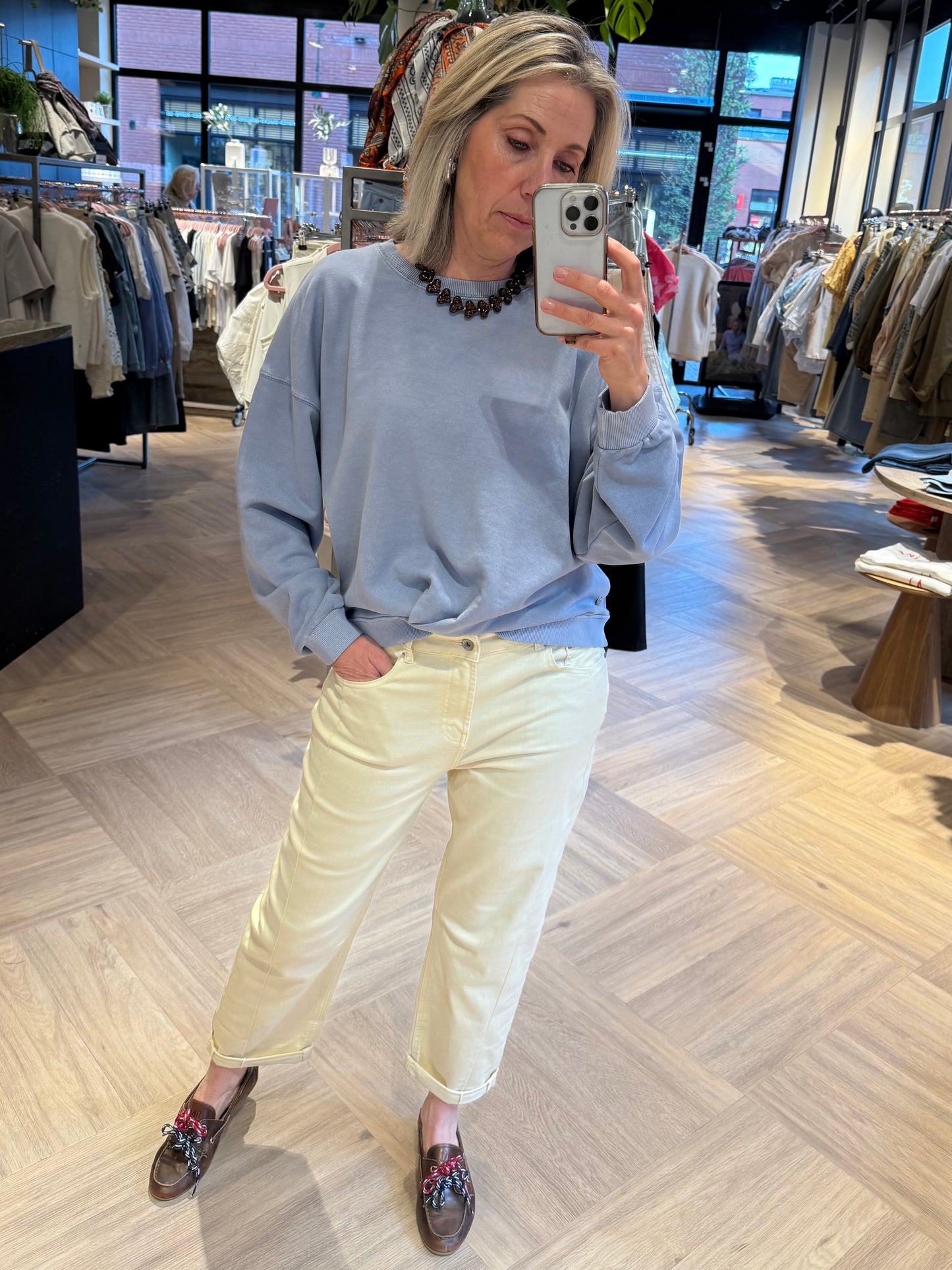 Zhrill Sweater Seray Blauw - Peet kleding