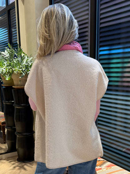 Azzurro Oversized Gilet Zand - Peet kleding