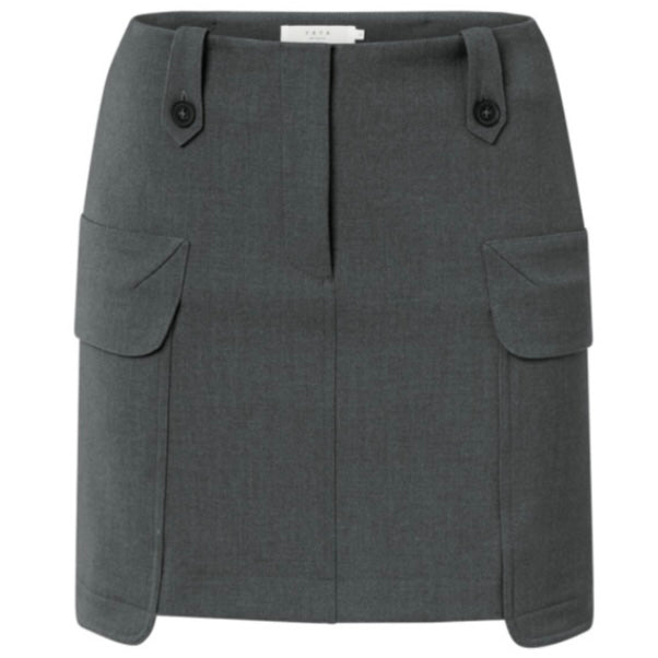 Yaya Rok Cargo Anthracite - Peet kleding