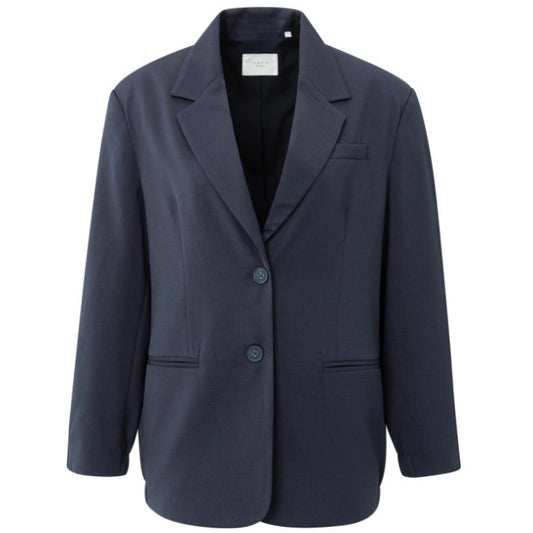Yaya Loose Blazer Blauw - Peet kleding