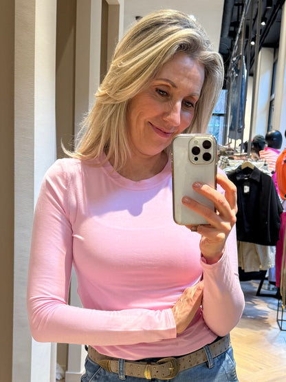 Azzurro Top Bella Roze - Peet kleding