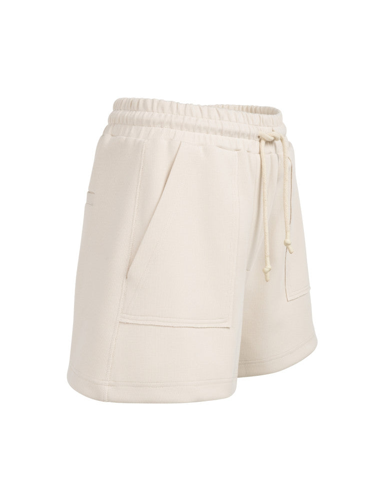 Yaya Jersey Short Creme - Peet kleding