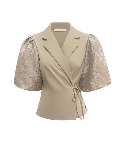 Triple Nine - Travel Blazer Léa Beige - 3910 - Peet kleding