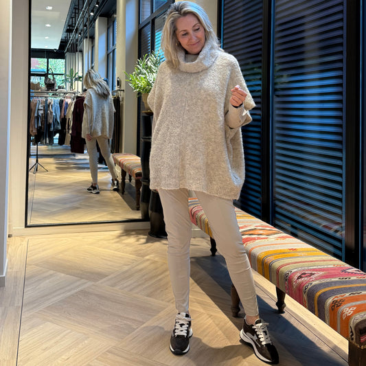 Le Temps Des Cerises Trui Liroy Beige - Peet kleding