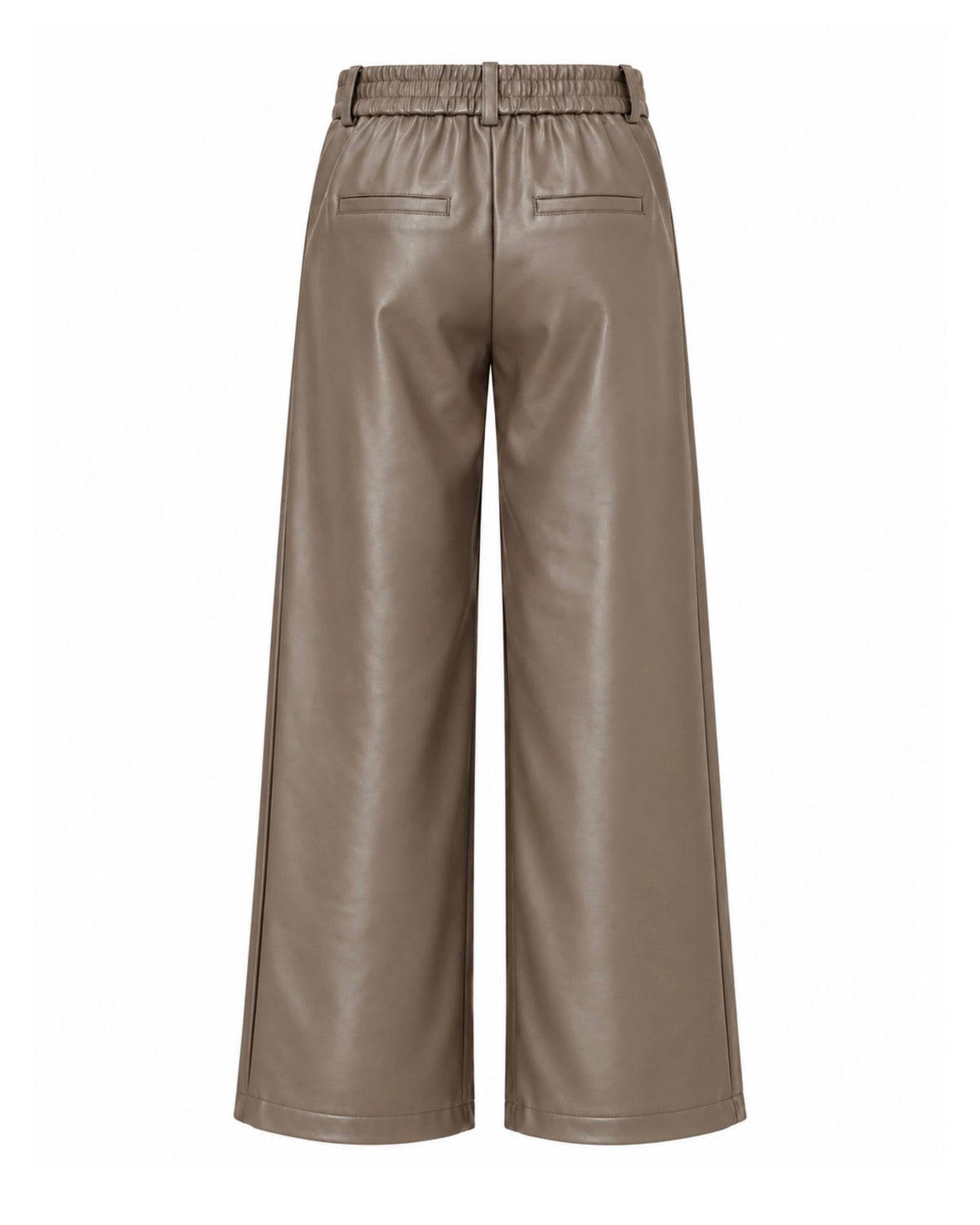Broek Sarah Leather Taupe