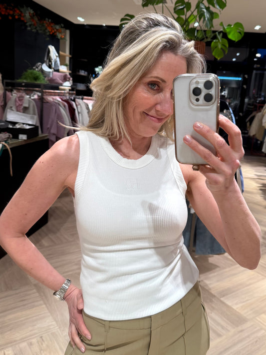 Rino & Pelle Filipa Tanktop Wit - Peet kleding