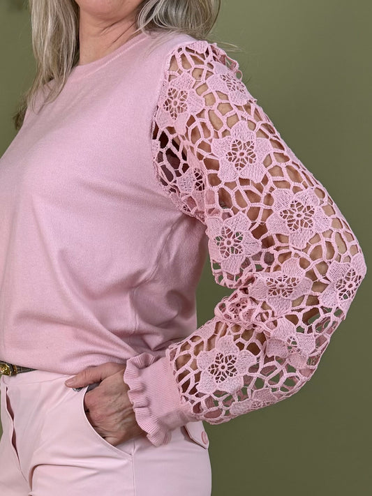 Triple Nine - Trui Louise Poederroze - 9006 - Peet kleding