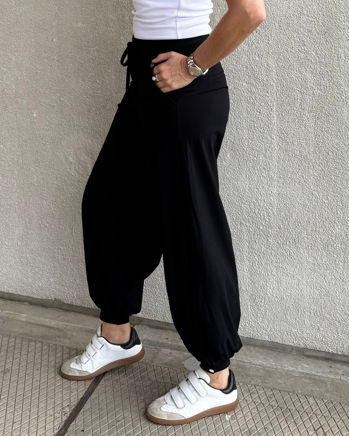 Triple Nine - Travel Broek Balloon Zwart - 3004 - Peet kleding