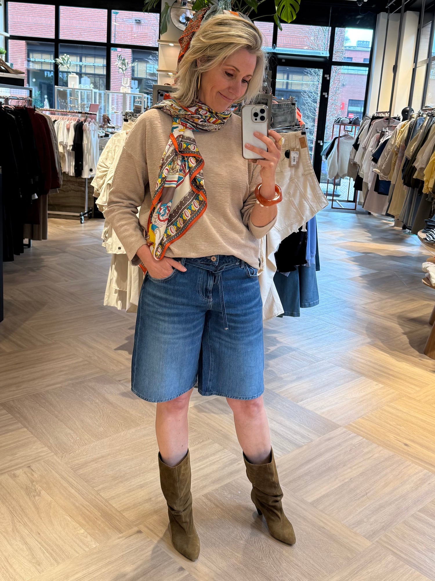 COJ Short Harper Medium Blue - Peet kleding