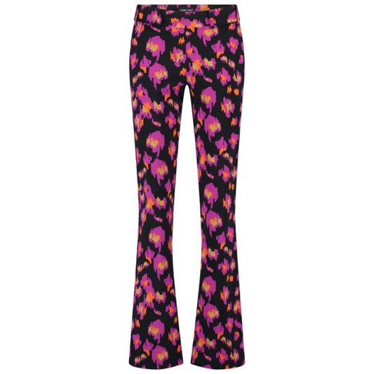 Lady Day Broek Poppy Art Leopard - Peet kleding