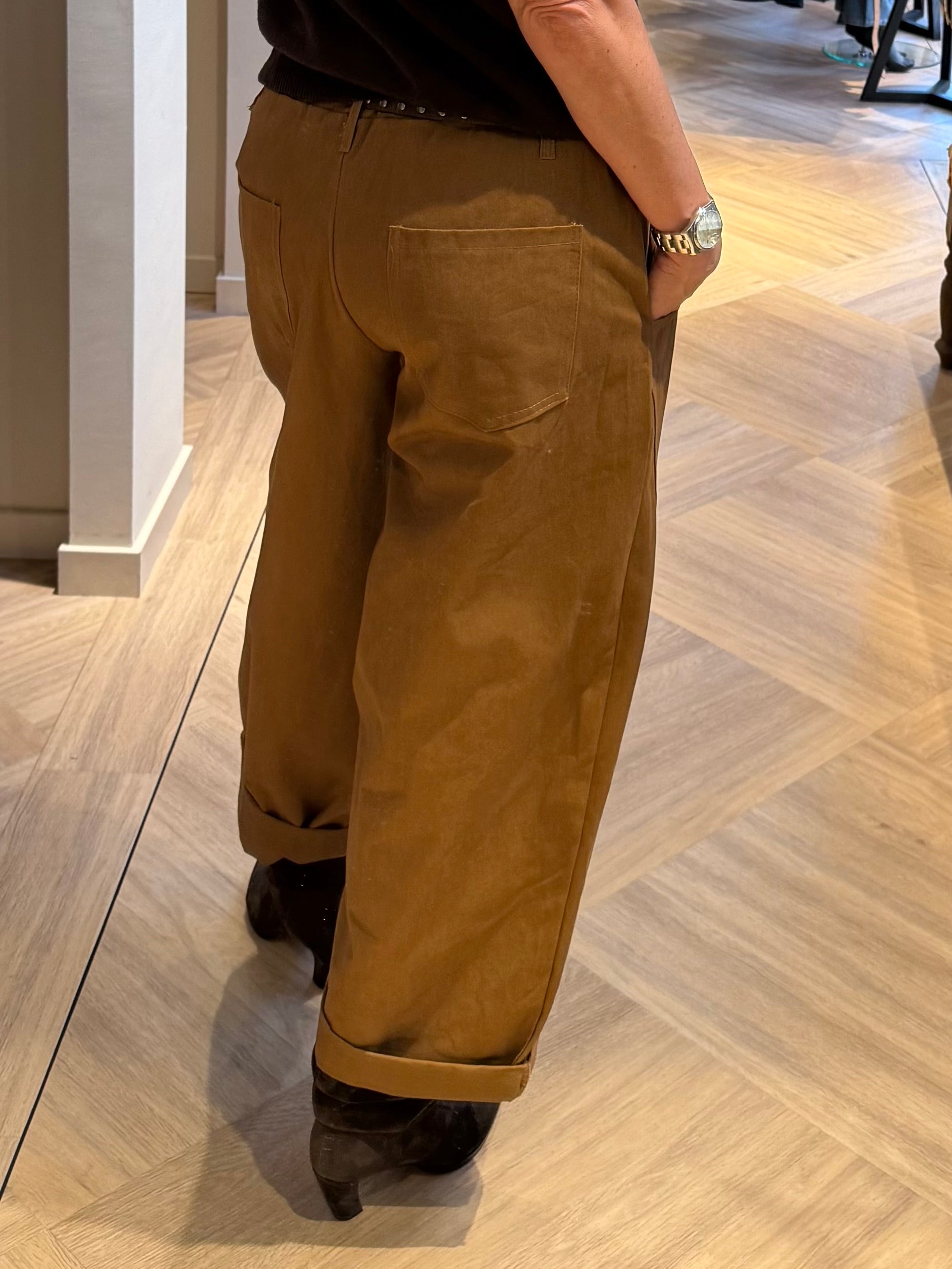 Broek Barrel Rox Camel - Peet kleding