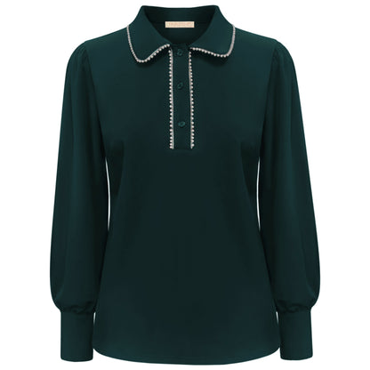 Triple Nine - Travel Top Charme Groen - 6926 - Peet kleding