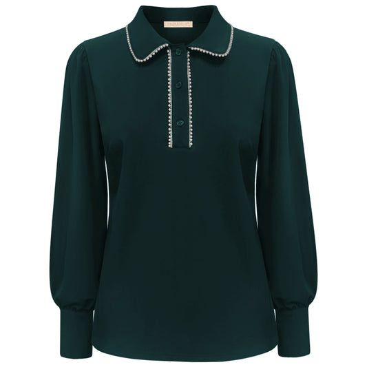 Triple Nine - Travel Top Charme Groen - 6926 - Peet kleding