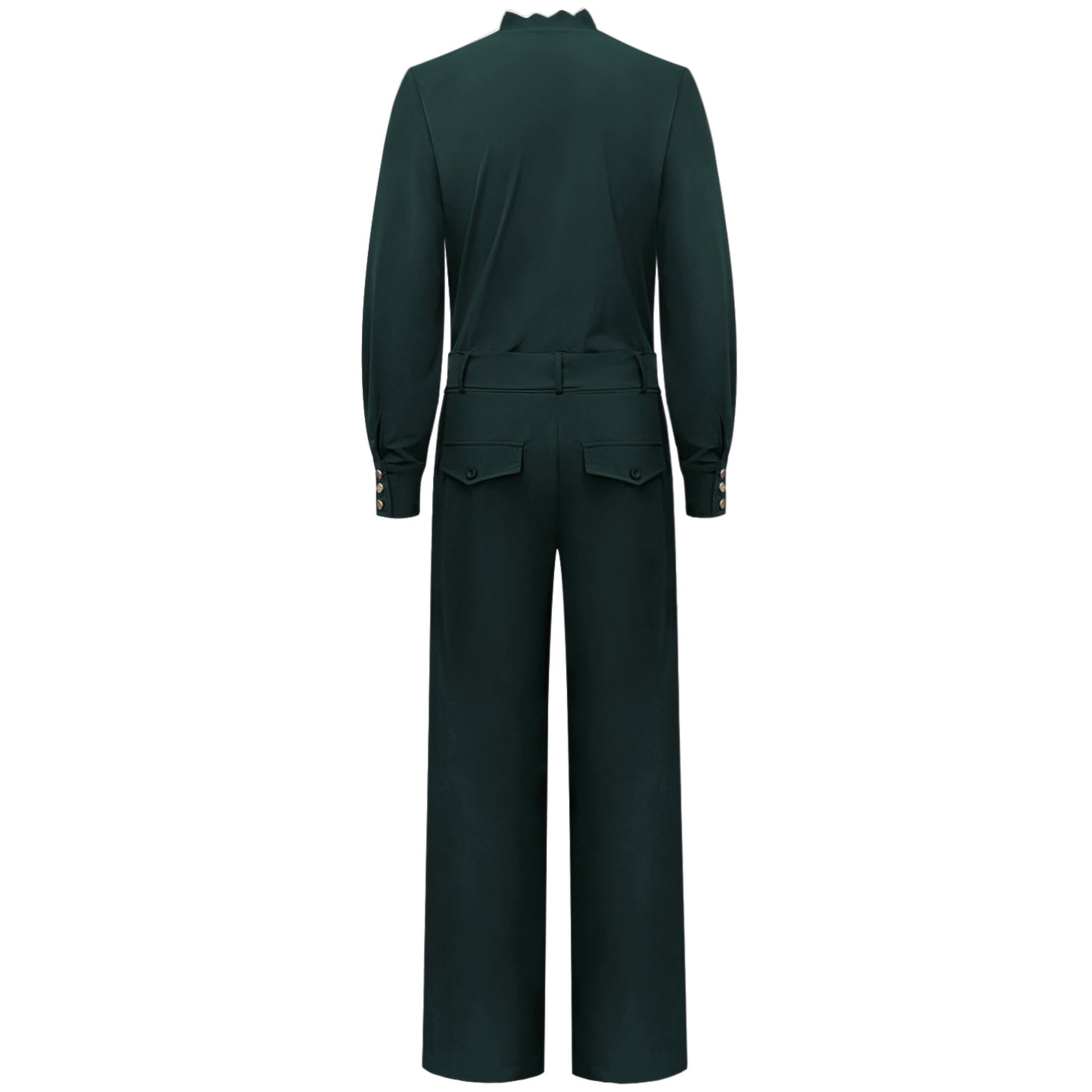 Triple Nine - Travel Jumpsuit Milana Groen - 51907 - Peet kleding