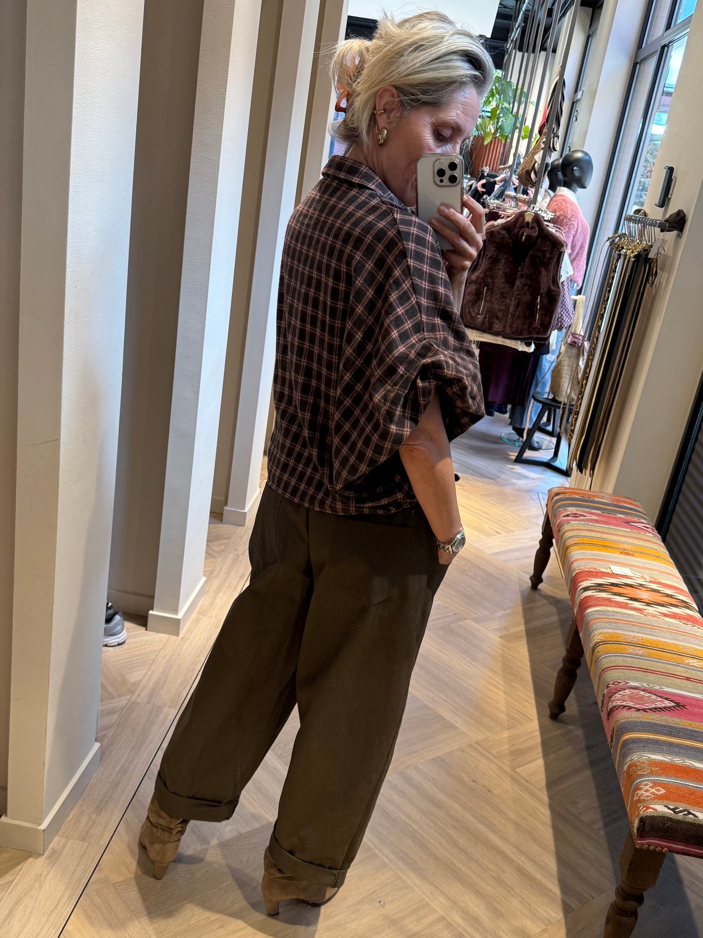 Broek Barrel Rox Donkerbruin - Peet kleding
