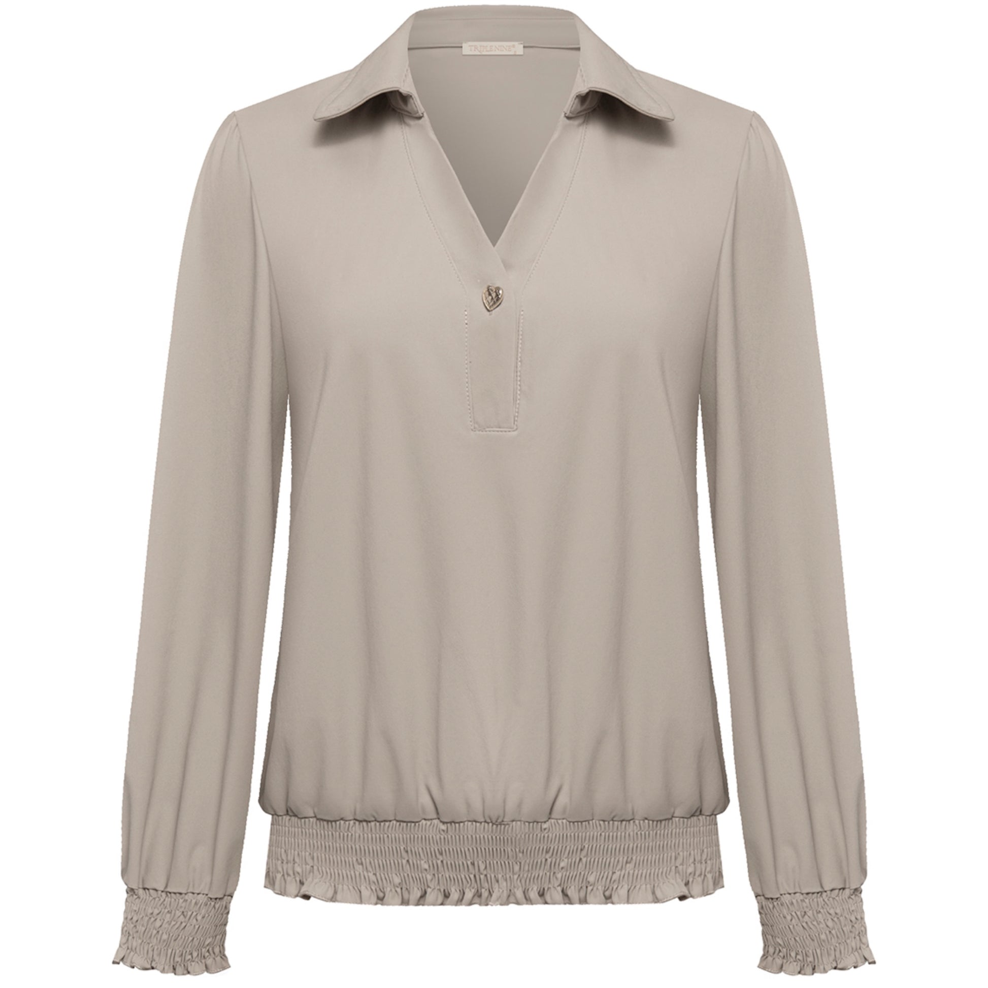 Triple Nine - Travel Top Sam Beige - 6904 - Peet kleding