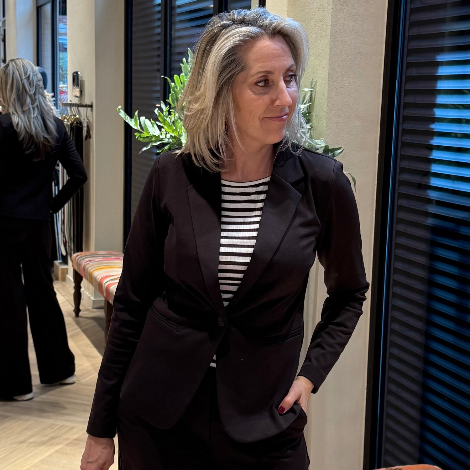 Ichi Blazer Kate Bruin - Peet kleding