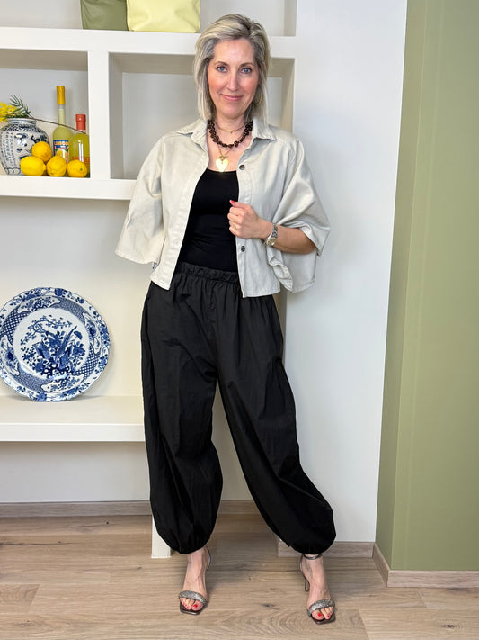 Broek Parachute Zwart - Peet kleding