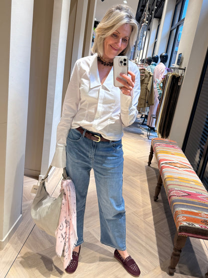 Copenhage Muse Blouse Poppy Bright White - Peet kleding