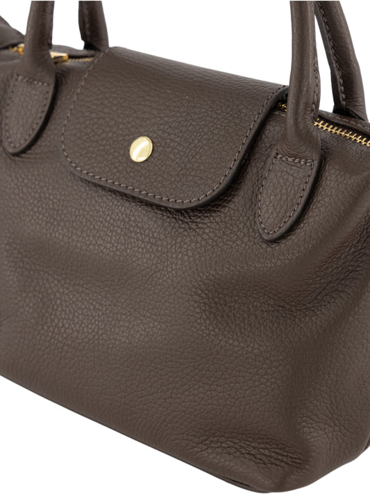 Tas Leder Chantal Donkerbruin - Peet kleding