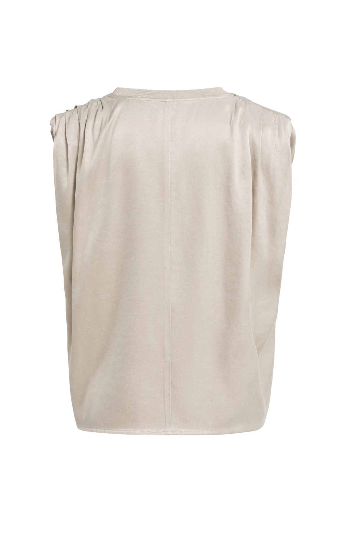 Yaya Top Silk Cashmere Grey