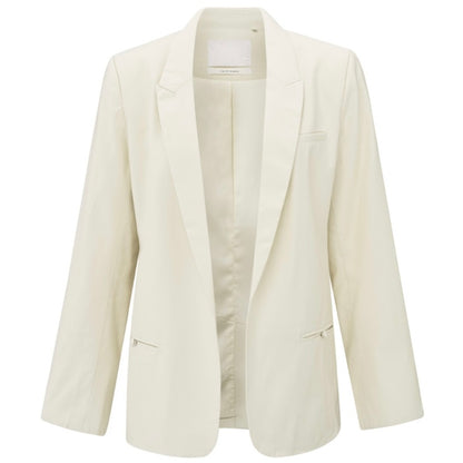 Yaya Blazer Pocket Detail Offwhite - Peet kleding