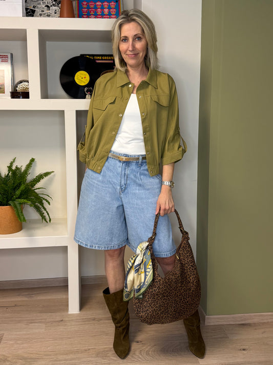 Ambika Blouson Emma Olijf - Peet kleding