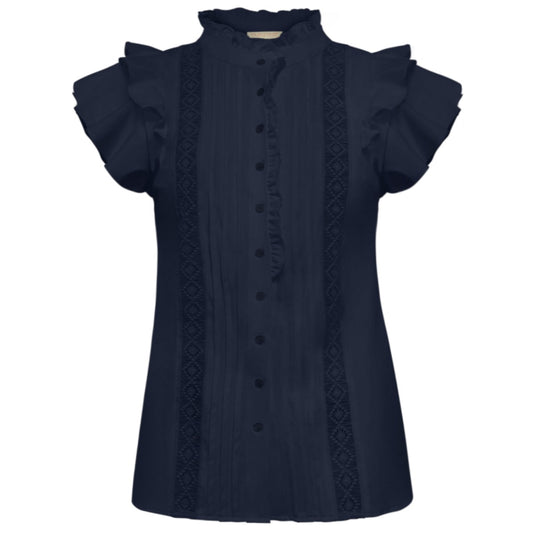 Triple Nine - Travel Blouse Essie Navy - 5915 - Peet kleding