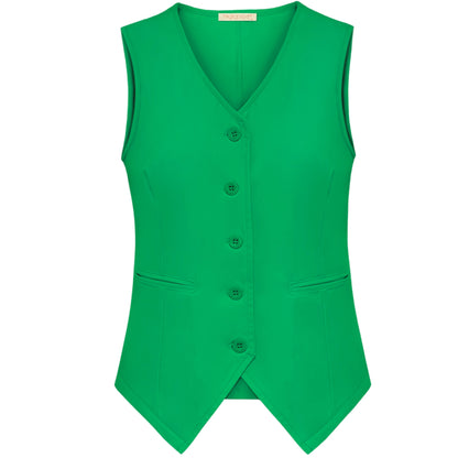 Triple Nine - Travel Gilet Dolly Groen - 3902 - Peet kleding