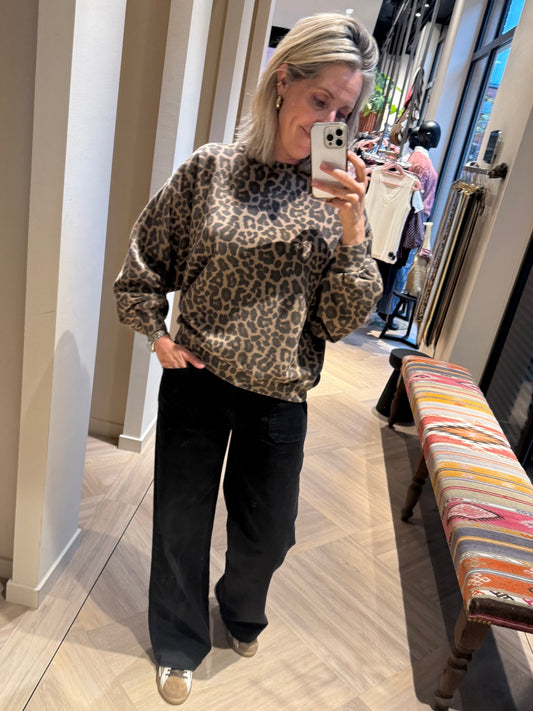Zhrill Sweater Tera Luipaard - Peet kleding