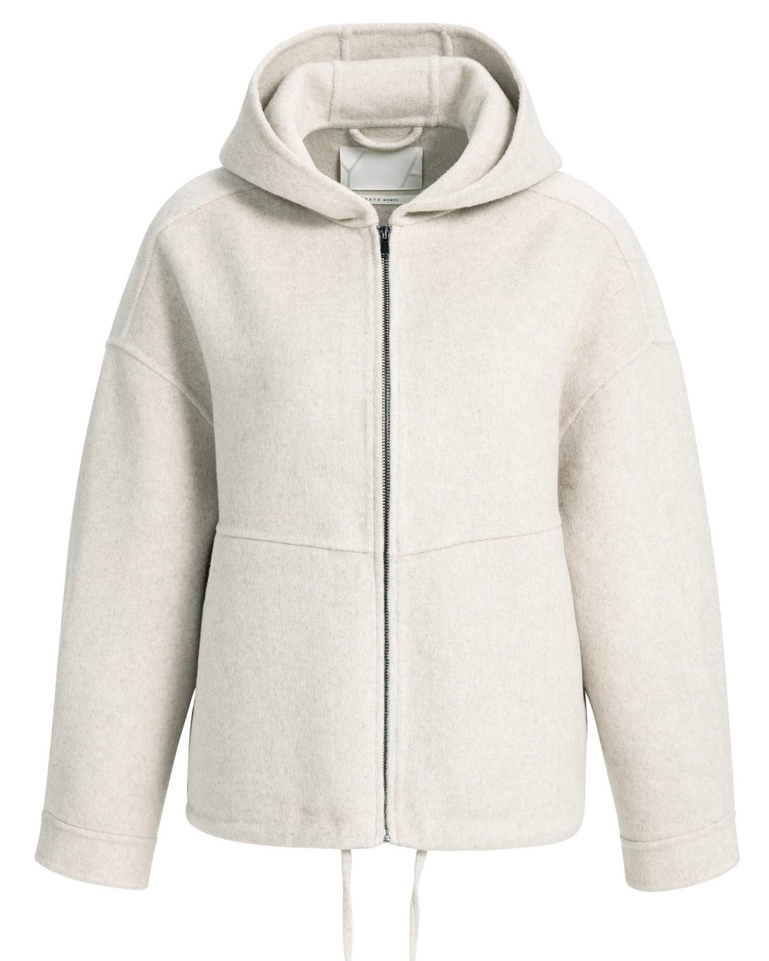 Yaya Capuchon Jacket Cashmere Melange - Peet kleding