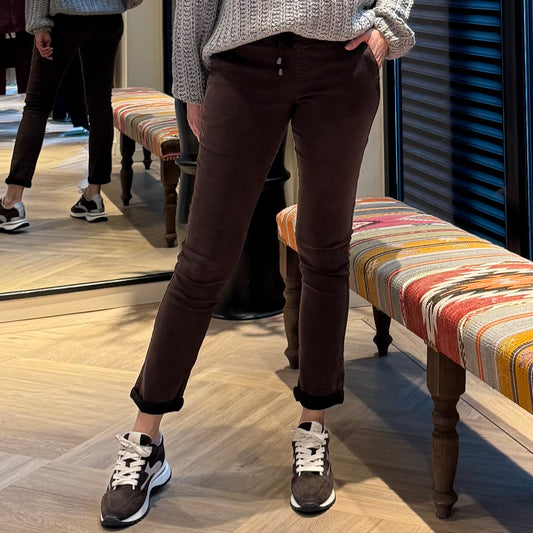 Red Button Broek Tessy Brown - Peet kleding