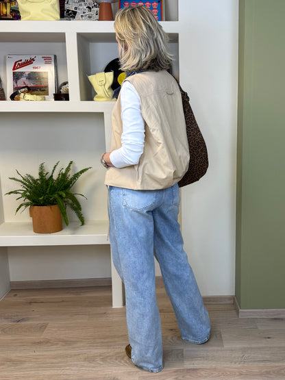 Yaya Gilet Beige - Peet kleding